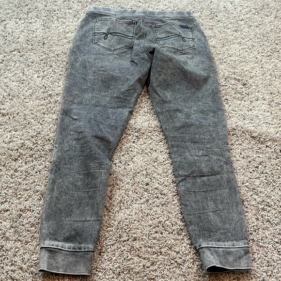 Levi’s Denizen Joggers Pull On Gray Stretch High Rise Jeans Pants Juniors Sz 9 - Picture 10 of 11